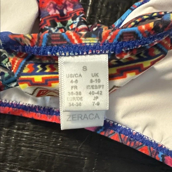 Colorful Geometric Bikini Top - Picture 3 of 3